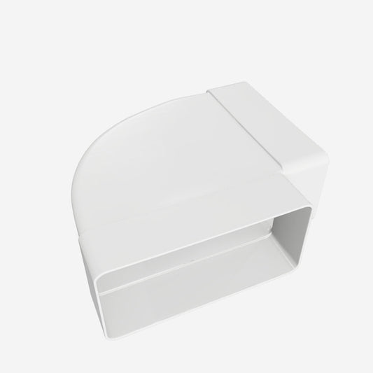 Horizontal Flat Duct Elbow